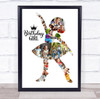 Photo Collage Kids Girls Birthday Custom Gift 13-Photo Ballerina Print Or Canvas