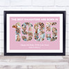Photo Collage Pink Birthday Gift For Daughter 22-Photo Year 1985 Print Or Canvas Photo Collage Pink Birthday Gift For Daughter 22-Photo Year 1985 Print Or Canvas