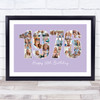 Photo Collage Purple Birthday Gift For Anyone 21-Photo Year 1976 Print Or Canvas Photo Collage Purple Birthday Gift For Anyone 21-Photo Year 1976 Print Or Canvas