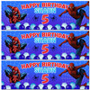 Personalised Party Banner For Kids Birthday Boys Spiderman Any Age