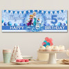 Personalised Party Banner For Kids Birthday Girls Any Age Frozen