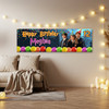 Personalised Party Banner For Kids Birthday Harry Potter Any Age