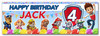 Personalised Party Banner For Kids Birthday Paw Patrol Any Age