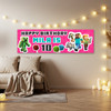 Personalised Party Banner For Kids Birthday Girls Minecraft Pink Any Age