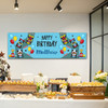 Personalised Party Banner For Birthday Boys Racing Cars Kids