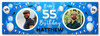 Personalised Party Banner For 55th Birthday With Photo Male Blue Balloons Personalised Party Banner For 55th Birthday With Photo Male Blue Balloons