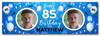 Personalised Party Banner For 85th Birthday With Photo Male Blue Balloons Personalised Party Banner For 85th Birthday With Photo Male Blue Balloons