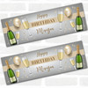Personalised Party Banner For Birthday Champagne Gold Balloons Personalised Party Banner For Birthday Champagne Gold Balloons