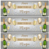 Personalised Party Banner For Birthday Champagne Gold Balloons Personalised Party Banner For Birthday Champagne Gold Balloons