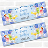 Personalised Party Banner For Birthday Female Cocktails Blue