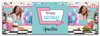 Personalised Party Banner For Birthday With Photo 1950's Diner Pink Blue Personalised Party Banner For Birthday With Photo 1950's Diner Pink Blue