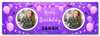 Personalised Party Banner For Birthday With Photo Female Purple Balloons Personalised Party Banner For Birthday With Photo Female Purple Balloons