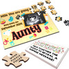 FREE WITH ORDERS OVER £30! - Aunty Pregnancy Announcement Gift Baby Scan Photo Custom Wood Jigsaw Puzzle