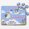 FREE WITH ORDERS OVER £30! - Grandma Pregnancy Announcement Gift Stork Dark Skin Baby Custom Jigsaw Puzzle FREE WITH ORDERS OVER £30! - Grandma Pregnancy Announcement Gift Stork Dark Skin Baby Custom Jigsaw Puzzle
