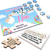 FREE WITH ORDERS OVER £30! - Nan Pregnancy Announcement Gift Stork Baby Personalised Wooden Jigsaw Puzzle