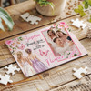 FREE WITH ORDERS OVER £30! - Thank You Gift For Flower Girl Photo Custom Personalised Wooden Jigsaw Puzzle