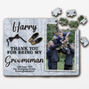 FREE WITH ORDERS OVER £30! - Thank You Groomsman Wedding Gift Photo Custom Personalised Wooden Jigsaw Puzzle