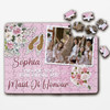 FREE WITH ORDERS OVER £30! - Thank You Maid Of Honour Wedding Thank You Gift Photo Custom Wood Jigsaw Puzzle