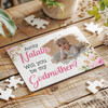 FREE WITH ORDERS OVER £30! - Will You Be My Godmother Gift Floral Photo Personalised Wooden Jigsaw Puzzle