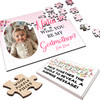 FREE WITH ORDERS OVER £30! - Will You Be My Godmother Gift Flowers Photo Personalised Wooden Jigsaw Puzzle