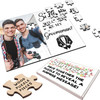FREE WITH ORDERS OVER £30! - Will You Be My Groomsman Photo Gift Custom Personalised Wooden Jigsaw Puzzle