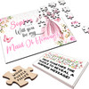 FREE WITH ORDERS OVER £30! - Will You Be My Maid Of Honour Gift Custom Personalised Wood Jigsaw Puzzle