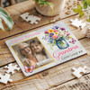 FREE WITH ORDERS OVER £30! - Birthday Gift Grandma Photo Floral Butterflies Personalised Wooden Jigsaw Puzzle
