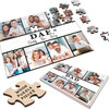 FREE WITH ORDERS OVER £30! - Any Photo Collage Gift For Dad Custom Personalised Wooden Jigsaw Puzzle