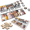 FREE WITH ORDERS OVER £30! - Photo Collage Gift Grandparents Nanny Grandad Personalised Wooden Jigsaw Puzzle