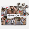 FREE WITH ORDERS OVER £30! - Photo Collage Romantic Gift Couple Custom Personalised Wooden Jigsaw Puzzle