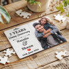 FREE WITH ORDERS OVER £30! - Romantic Any Year Gift Wedding Anniversary Photo Personalised Wood Jigsaw Puzzle FREE WITH ORDERS OVER £30! - Romantic Any Year Gift Wedding Anniversary Photo Personalised Wood Jigsaw Puzzle