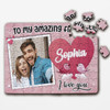 FREE WITH ORDERS OVER £30! - Romantic Gift For Fiancee Love Birds Photo Personalised Wooden Jigsaw Puzzle FREE WITH ORDERS OVER £30! - Romantic Gift For Fiancee Love Birds Photo Personalised Wooden Jigsaw Puzzle