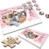 FREE WITH ORDERS OVER £30! - Paper Wedding 2nd Anniversary Gift Photo Heart Personalised Wood Jigsaw Puzzle FREE WITH ORDERS OVER £30! - Paper Wedding 2nd Anniversary Gift Photo Heart Personalised Wood Jigsaw Puzzle