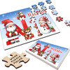 FREE WITH ORDERS OVER £30! - Christmas Gift Kids Santa Alphabet Letter N Personalised Wood Jigsaw Puzzle FREE WITH ORDERS OVER £30! - Christmas Gift Kids Santa Alphabet Letter N Personalised Wood Jigsaw Puzzle
