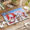 FREE WITH ORDERS OVER £30! - Christmas Gift Kids Santa Alphabet Letter P Personalised Wood Jigsaw Puzzle