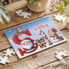 FREE WITH ORDERS OVER £30! - Christmas Gift Kids Santa Alphabet Letter S Personalised Wood Jigsaw Puzzle