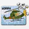 FREE WITH ORDERS OVER £30! - Crocodile Pilot Helicopter Children's Kids Gift Personalised Wood Jigsaw Puzzle