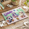 FREE WITH ORDERS OVER £30! - Cute Animals Skateboarding Girls Kids Children's Gift Custom Wood Jigsaw Puzzle FREE WITH ORDERS OVER £30! - Cute Animals Skateboarding Girls Kids Children's Gift Custom Wood Jigsaw Puzzle