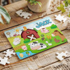 FREE WITH ORDERS OVER £30! - Farm Animals Children's Kids Gift Custom Personalised Wooden Jigsaw Puzzle