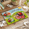 FREE WITH ORDERS OVER £30! - Floral Ladybugs Ladybird Cute Gift For Girls Personalised Wooden Jigsaw Puzzle