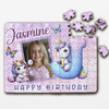 FREE WITH ORDERS OVER £30! - Kids Birthday Gift Girl Unicorn Letter J Photo Personalised Wooden Jigsaw Puzzle FREE WITH ORDERS OVER £30! - Kids Birthday Gift Girl Unicorn Letter J Photo Personalised Wooden Jigsaw Puzzle