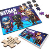 FREE WITH ORDERS OVER £30! - Marvel Superhero Gift For Kids Children Custom Personalised Wooden Jigsaw Puzzle
