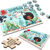 FREE WITH ORDERS OVER £30! - Sealife Dark Skin Mermaid Kids Gift For Girls Personalised Wooden Jigsaw Puzzle FREE WITH ORDERS OVER £30! - Sealife Dark Skin Mermaid Kids Gift For Girls Personalised Wooden Jigsaw Puzzle
