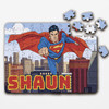 FREE WITH ORDERS OVER £30! - Superman Hero Cartoon Gift For Kids Children Personalised Wooden Jigsaw Puzzle