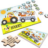 FREE WITH ORDERS OVER £30! - Tractor Animal Farm Children's Kids Gift Personalised Wooden Jigsaw Puzzle FREE WITH ORDERS OVER £30! - Tractor Animal Farm Children's Kids Gift Personalised Wooden Jigsaw Puzzle