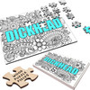 FREE WITH ORDERS OVER £30! - Mandala Dickhead Jigsaw Blue Rude Funny Gift Personalised Wooden Jigsaw Puzzle FREE WITH ORDERS OVER £30! - Mandala Dickhead Jigsaw Blue Rude Funny Gift Personalised Wooden Jigsaw Puzzle