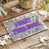 FREE WITH ORDERS OVER £30! - Mandala I Want Your Cock Purple Rude Funny Gift Personalised Wood Jigsaw Puzzle FREE WITH ORDERS OVER £30! - Mandala I Want Your Cock Purple Rude Funny Gift Personalised Wood Jigsaw Puzzle
