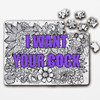 FREE WITH ORDERS OVER £30! - Mandala I Want Your Cock Purple Rude Funny Gift Personalised Wood Jigsaw Puzzle FREE WITH ORDERS OVER £30! - Mandala I Want Your Cock Purple Rude Funny Gift Personalised Wood Jigsaw Puzzle