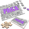 FREE WITH ORDERS OVER £30! - Mandala Prick Jigsaw Purple Rude Funny Gift Personalised Wooden Jigsaw Puzzle FREE WITH ORDERS OVER £30! - Mandala Prick Jigsaw Purple Rude Funny Gift Personalised Wooden Jigsaw Puzzle