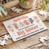 FREE WITH ORDERS OVER £30! - For Big Sister Pregnancy Announcement Gift Animals Custom Wood Jigsaw Puzzle